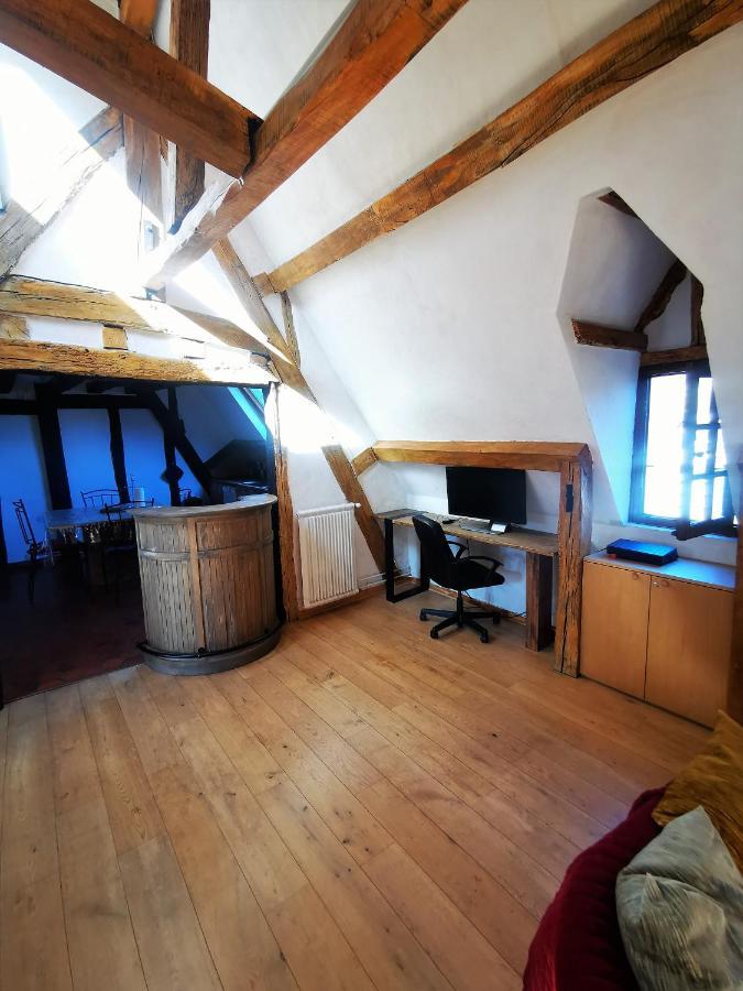 Ferienwohnung Les Toits De Rouen ✧ Atypique Et Familial Exterior foto